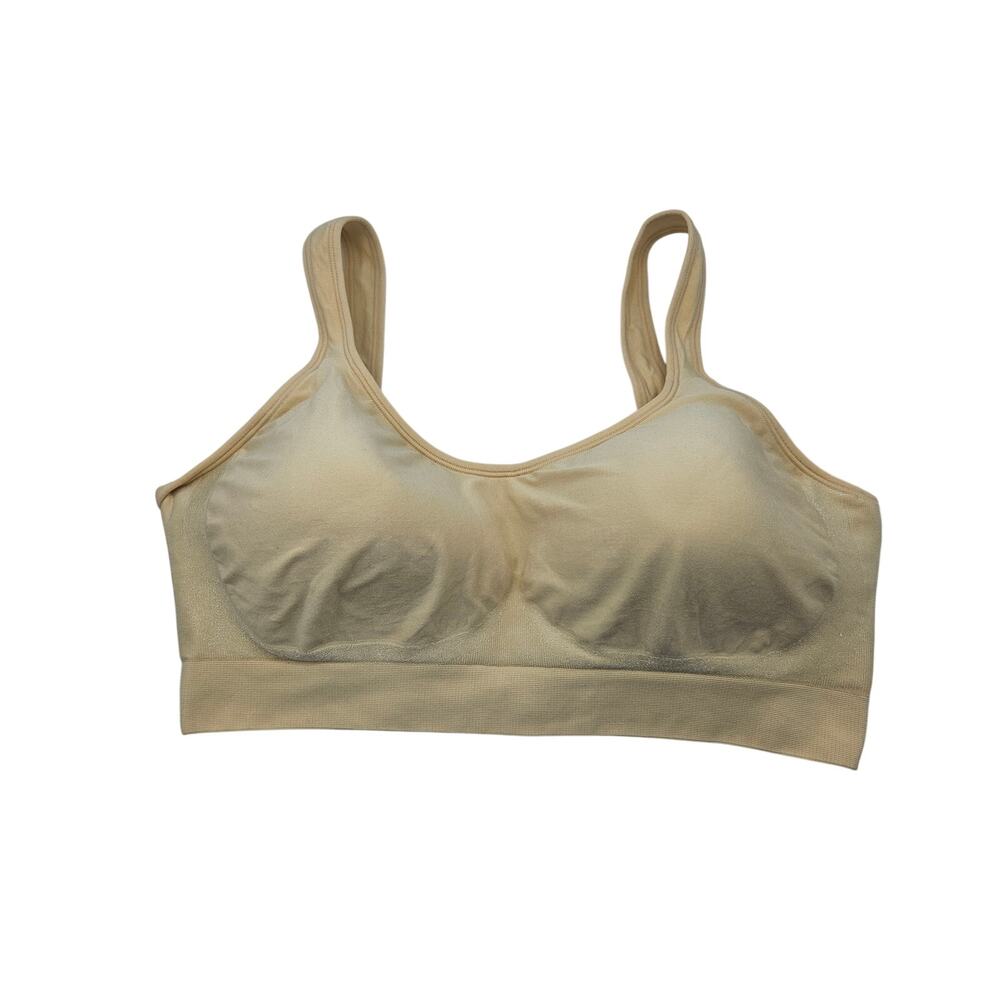Underoutfit Style 457 Comfort Shaping Wireless Bra 3XL Nude NWT w/ Extender